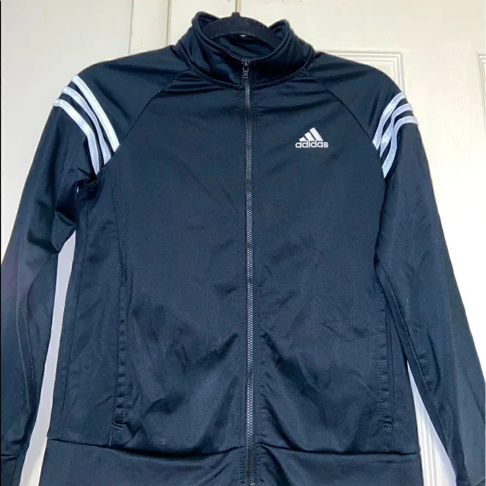 Adidas zip up track jacket